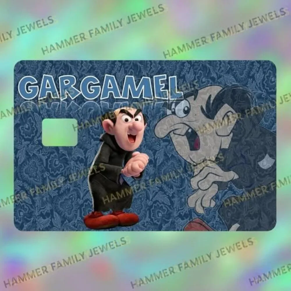 Smurfs Gargamel Card Decal